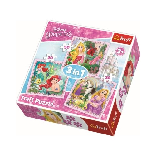 Puzzle 3in1 printese, Trefl