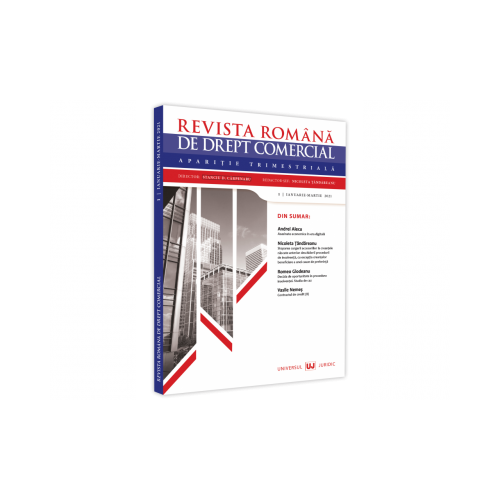 Revista romana de drept comercial nr. 1/2021
