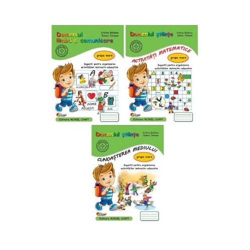 Pachet 3 carti pentru grupa mare - Cristina Beldianu