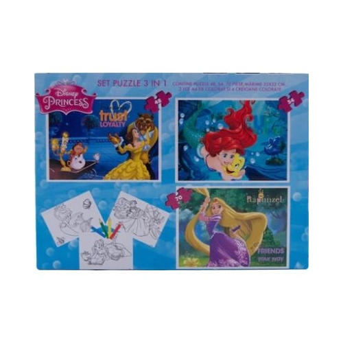 Puzzle Princess, 3 In 1, 172 piese