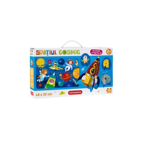 Joc educativ - Puzzle Mimorello - Spatiul cosmic