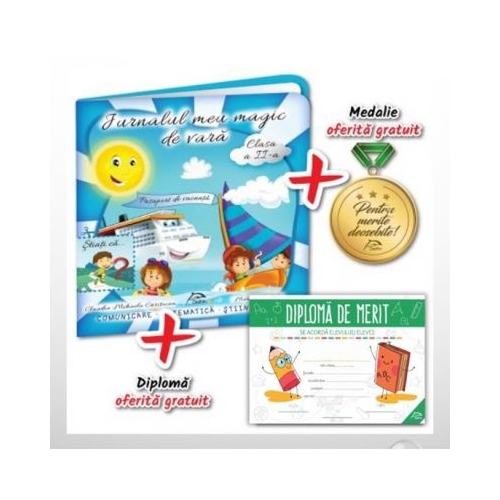 Pachet Jurnalul meu magic de vara, clasa a II-a