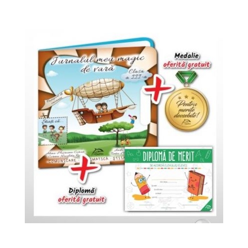 Pachet Jurnalul meu magic de vara, clasa a III-a