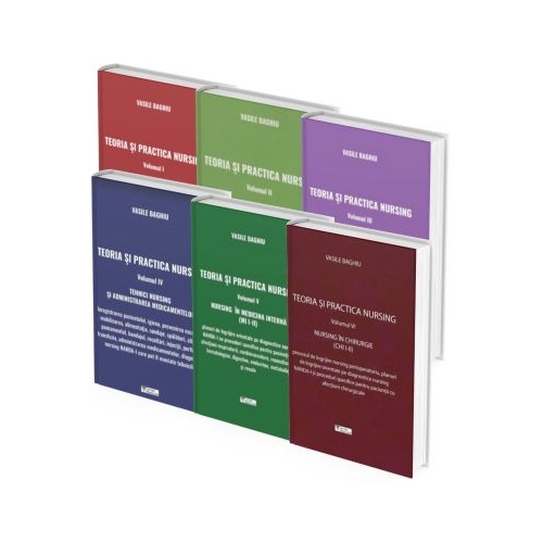 Seria 6 Volume, autor Vasile Baghiu. Teoria si practica de nursing: Diagnosticele nursing NANDA-I