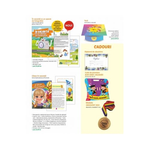 Pachet de premiere pentru clasa a 2-a