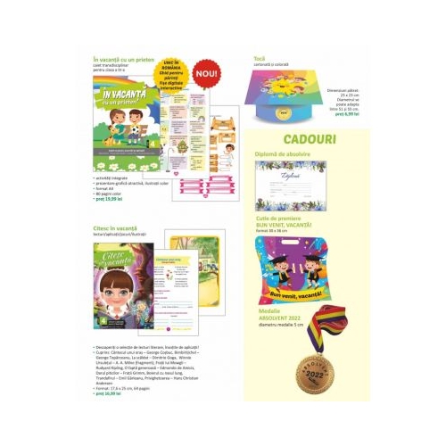 Pachet de premiere pentru clasa a 4-a