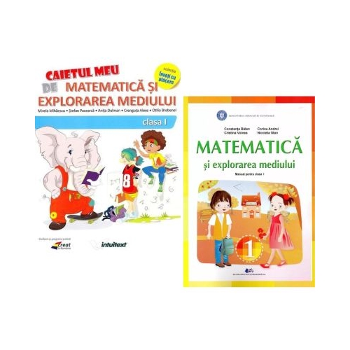 Pachet Matematica si explorarea mediului clasa 1 - Varianta - EDP 2 Balan, Voinea, Stefan Pacearca, Otilia Brebenel