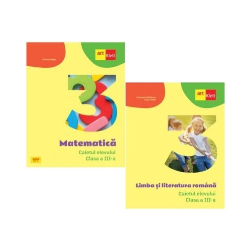Pachet Caietul elevului clasa a 3-a. Limba si literatura romana si Matematica - Tudora Pitila, Mariana Mogos