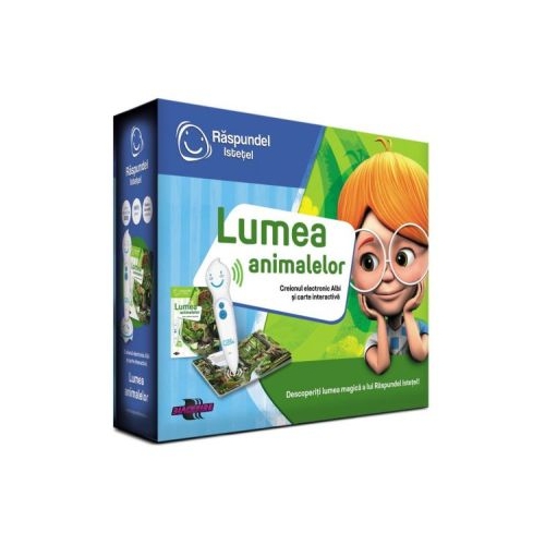 Pachet Raspundel Istetel, creion si carte Lumea animalelor