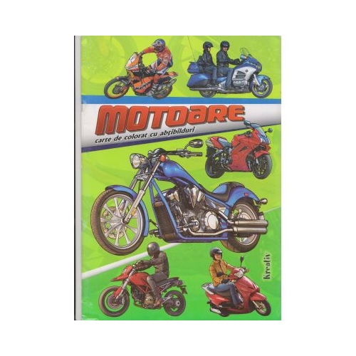 Motoare. Carte de colorat cu abtibilduri