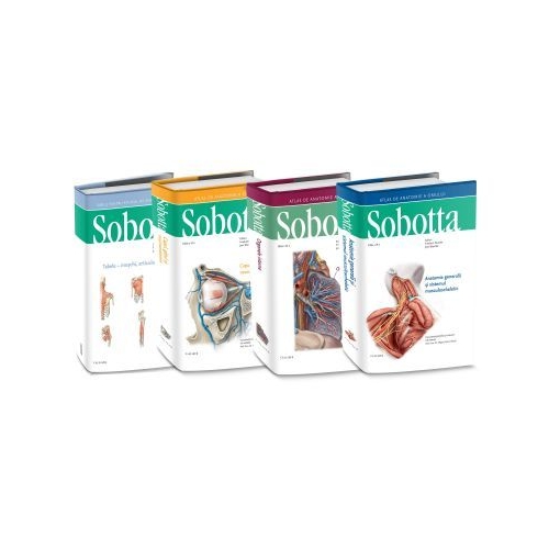 Atlas de anatomie a omului Sobotta set 3 volume