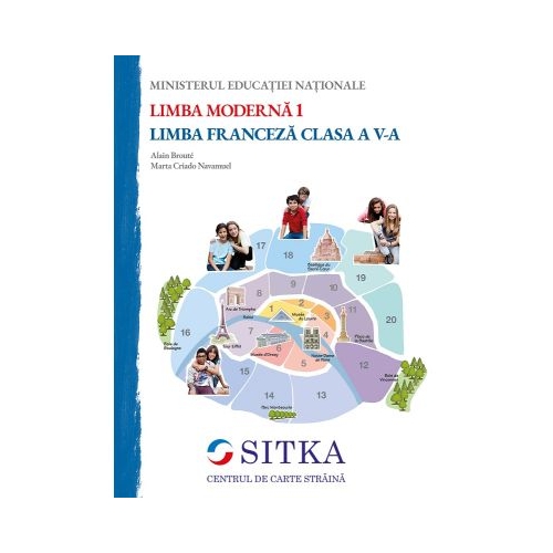 Manual Limba moderna 1 Franceza clasa a 5-a - Alain Broute