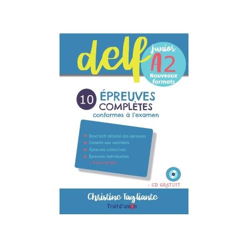 Nouveau DELF junior A2 10 preuves compltes
