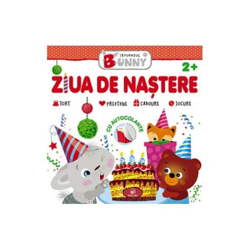 Iepurasul Bunny. Ziua de nastere 2 carte de activitati