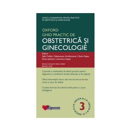 Ghidul Practic de Obstetrica si Ginecologie Oxford editia 3 - Sally Collins Sabaratnam Arulkumaran