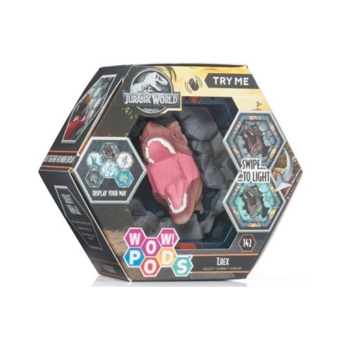 Figurina Dino Tyrannosaurus Rex cu efecte sonore Wow Pods