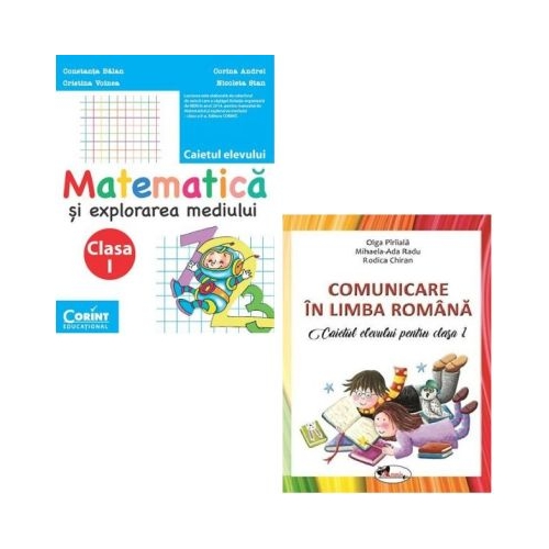Pachet clasa 1. Comunicare in limba romana si matematica - Olga Piriiala Constanta Balan