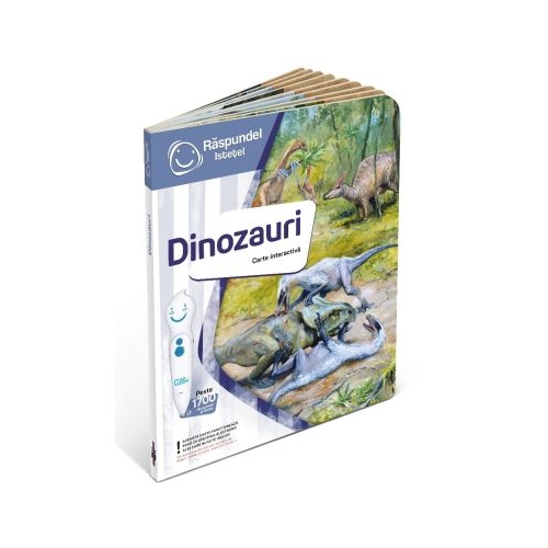 Raspundel Istetel carte interactiva Dinozauri