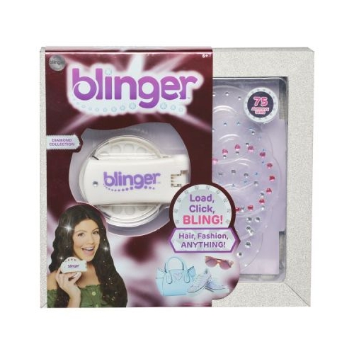 Aplicator cu 75 pietre Blinger Argintiu