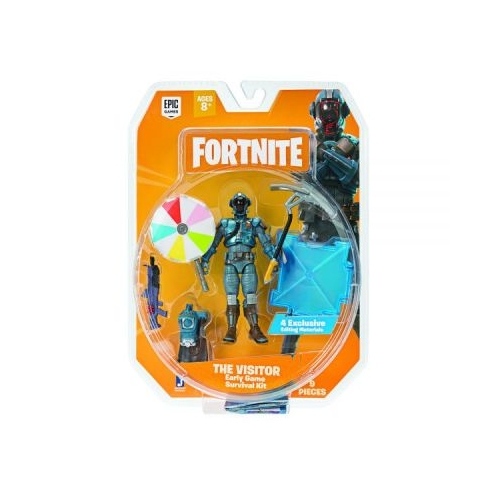 Figurina cu accesorii Early Game Survival Kit B The Visitor Fortnite