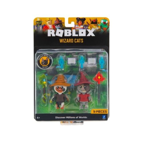 Pachet cu 2 figurine Mage Cat Mayhem Roblox Celebrity