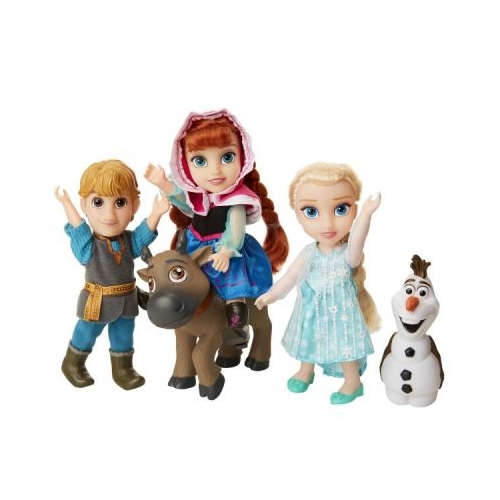 Set de joaca cu 5 mini figurine Disney Frozen