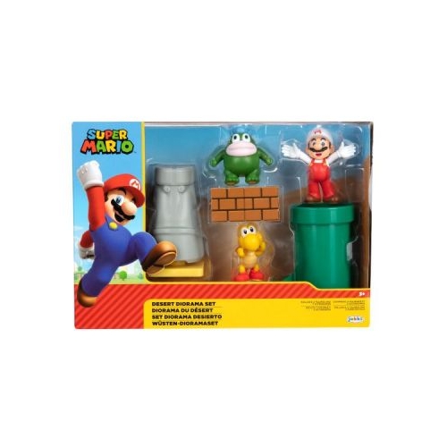 Set diorama Desert cu figurina 6 cm Nintendo Mario