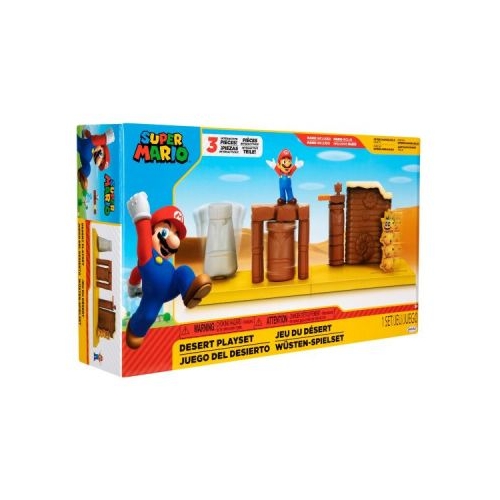 Set de joaca Desert cu figurina 6 cm Nintendo Mario