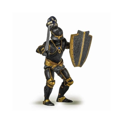 Figurina Papo cavaler in armura neagra