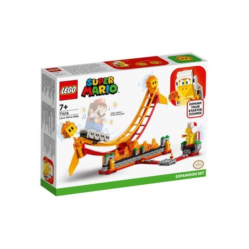 LEGO Super Mario. Set de extindere Valul de lava 71416 218 piese