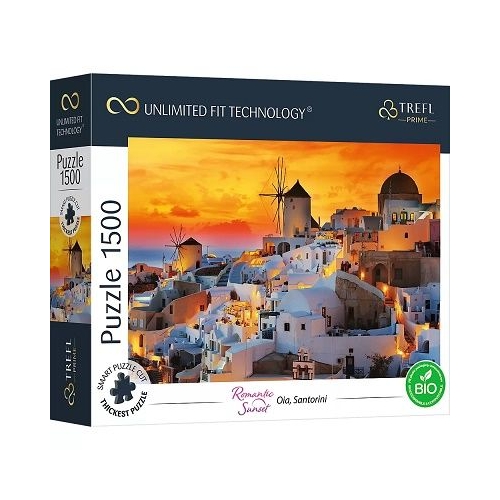 Puzzle UFT 1500 piese Oia Santorini Trefl