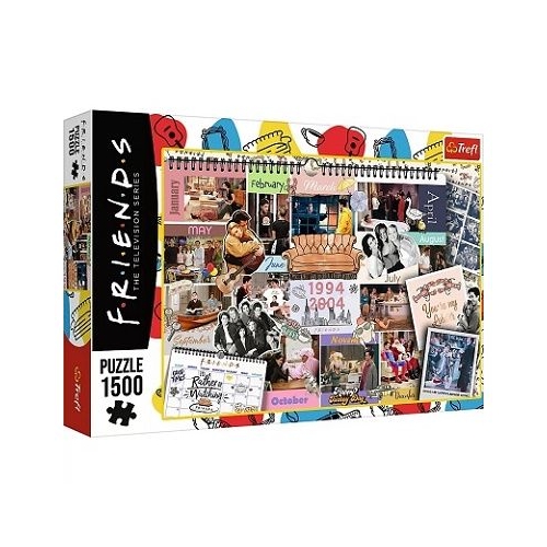 Puzzle 1500 piese Friends Pagini din calendar Trefl