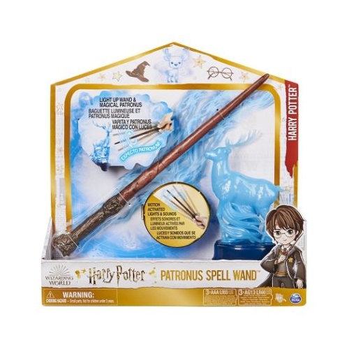 Bagheta lui Harry 33 cm Harry Potter Wizarding World Patronus Spell Wand
