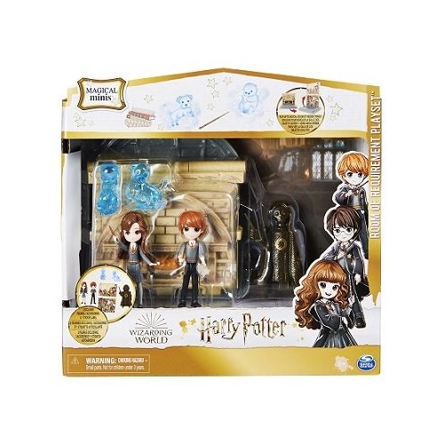 Set 2 figurine Ron Weasley si Hermione Granger Harry Potter Wizarding World Magical Minis