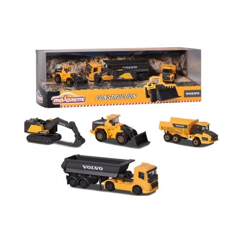 Set 4 masinute metalice volvo 7. 5 cm majorette