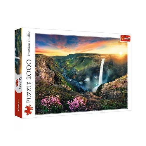 Puzzle 2000 piese Cascada Haifoss Isalnda Trefl