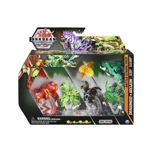 Bakugan S4 Pachet Starter 4 piese Dragonoid Arcleon Sectanoid si Nillious