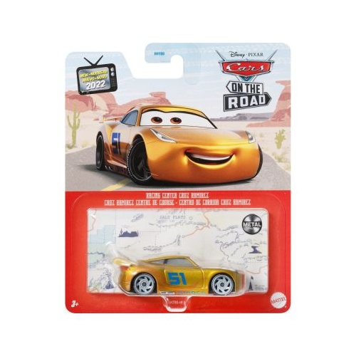 Masinuta metalica Personajul Racing Center Cruz Ramirez Cars 3