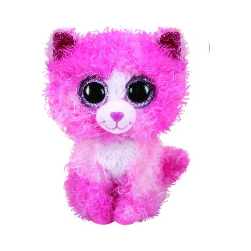 Pisicuta de plus cu par cret Ty roz 24 cm