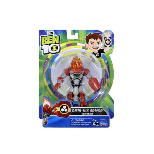 Figurina Blister Omni-Kix Armura Heatblast 12 cm Ben 10