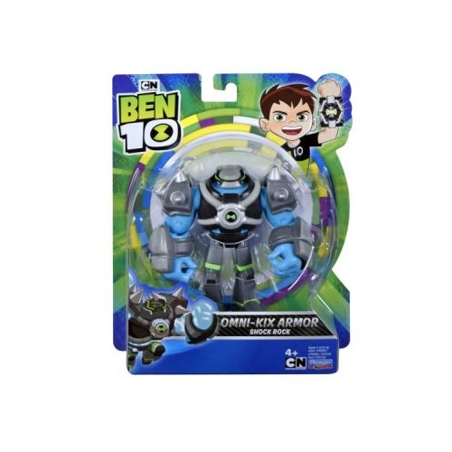 Figurina Blister Omni-Kix Armura Shock Rock 12 cm Ben 10