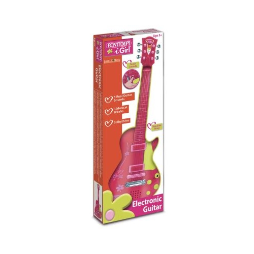 Chitara electronica rock roz Bontempi