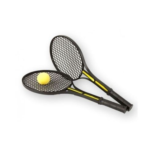 Set rachete tenis cu minge galbena