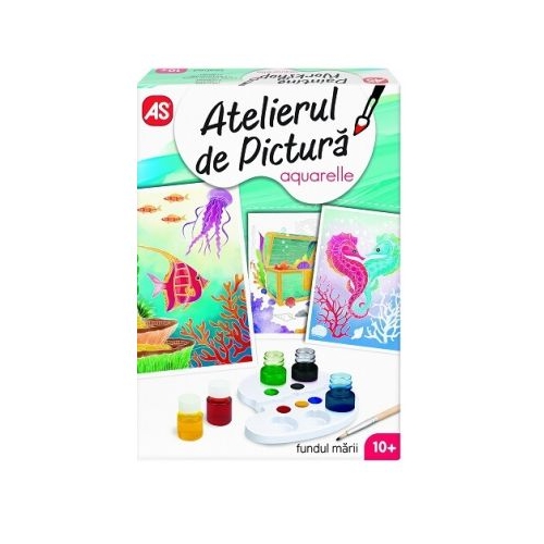 Joc Atelier de pictura aquarelle fundul marii
