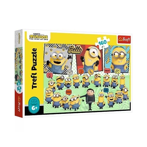 Puzzle 160 piese Aventura minionilor Trefl