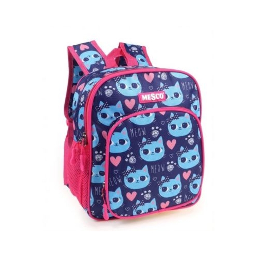 Ghiozdan de gradinita cu pisici 2 compartimente Mesco