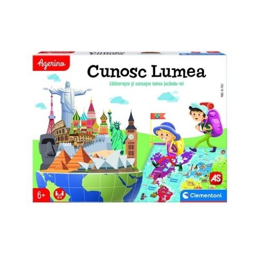 Joc Agerino cunosc lumea Clementoni