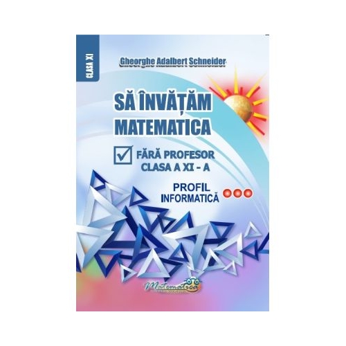 Sa invatam matematica fara profesor clasa a 11- a profil informatica - Gheorghe Adalbert Schneider