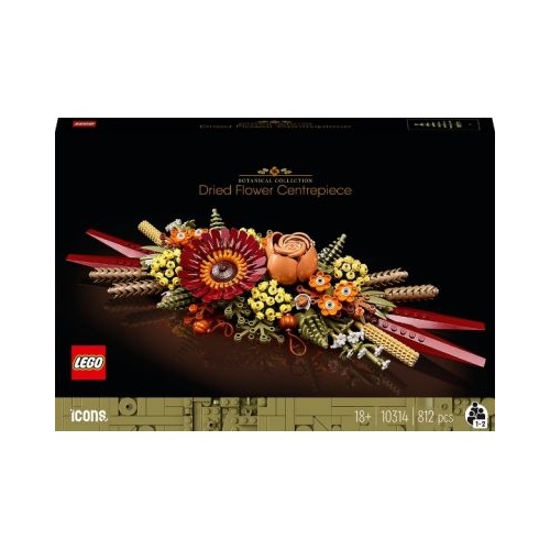 LEGO Creator Expert. Ornament din flori uscate 10314 812 piese