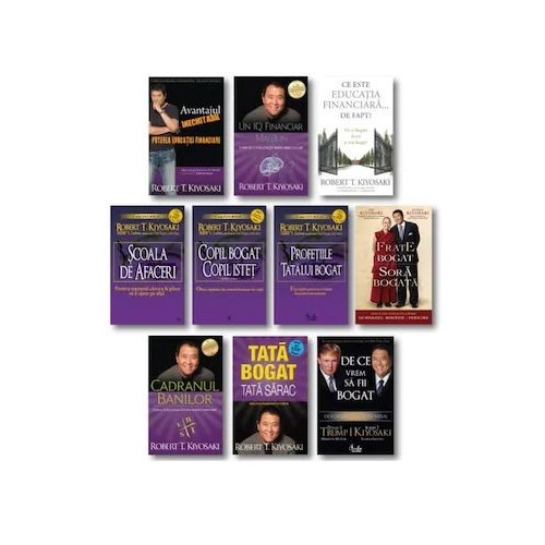 Pachet complet 10 carti - Robert T. Kiyosaki